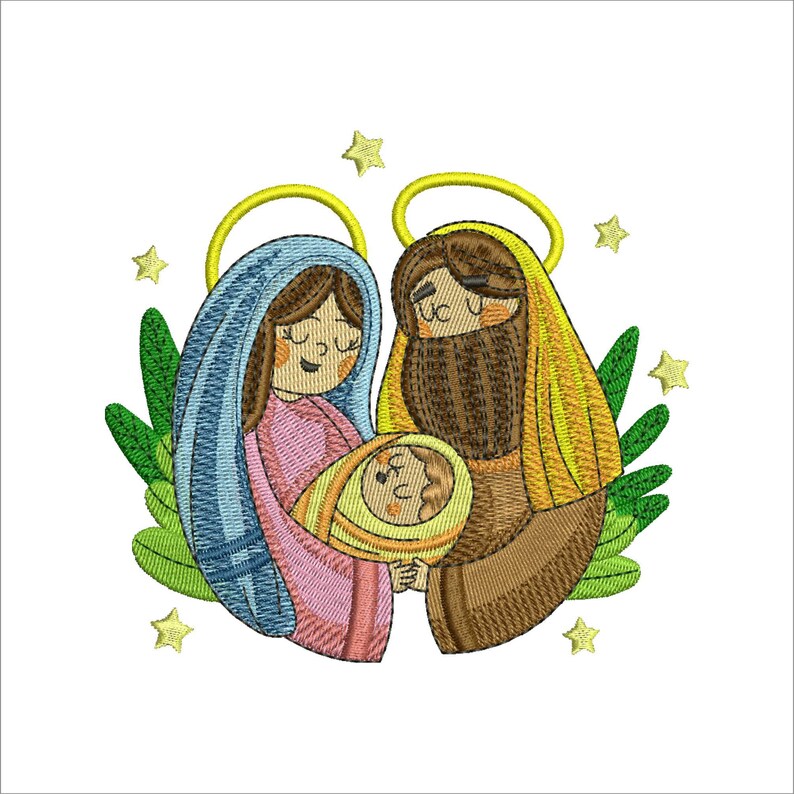 Birth of jesus machine embroidery designs baby jesus  etsy Birth of jesus machine embroidery designs baby jesus  etsy
