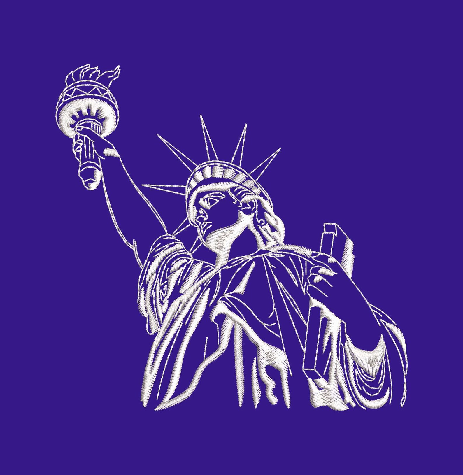 Statue of liberty machine embroidery designs usa embroidery  etsy Statue of liberty machine embroidery designs usa embroidery  etsy