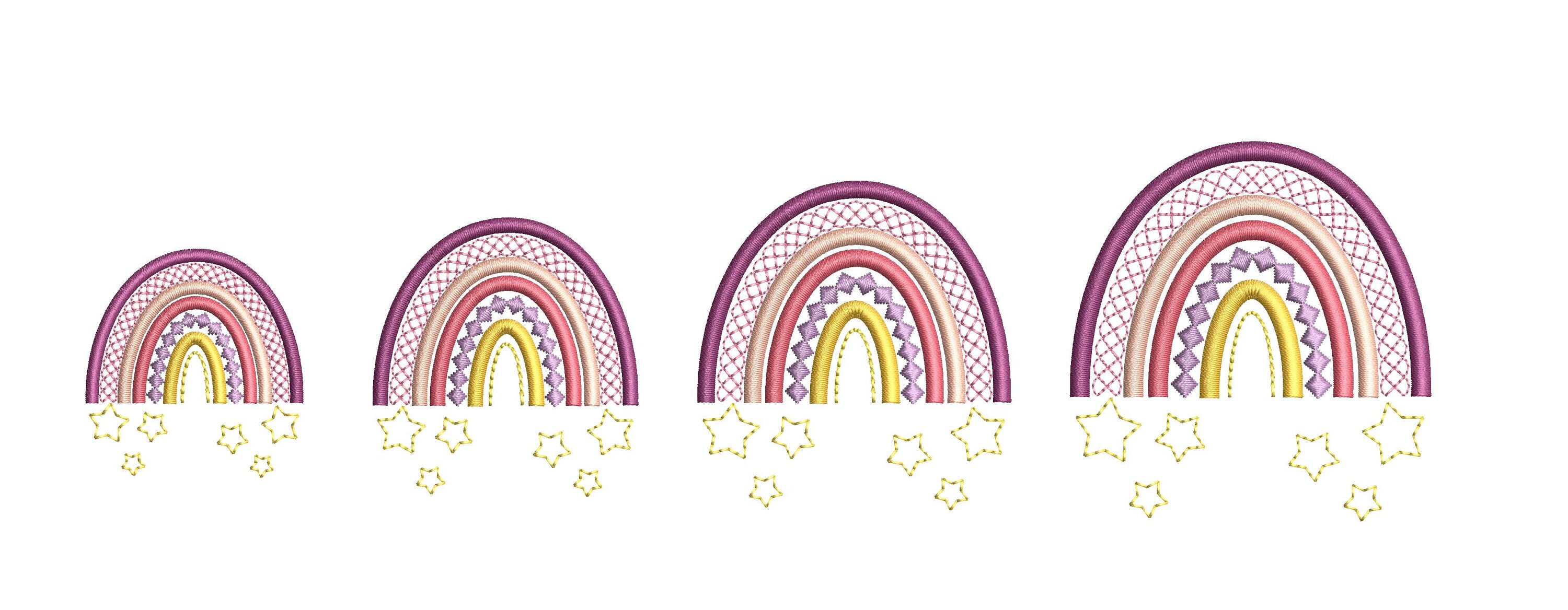 Boho Rainbow Embroidery Boho Rainbow Embroidery