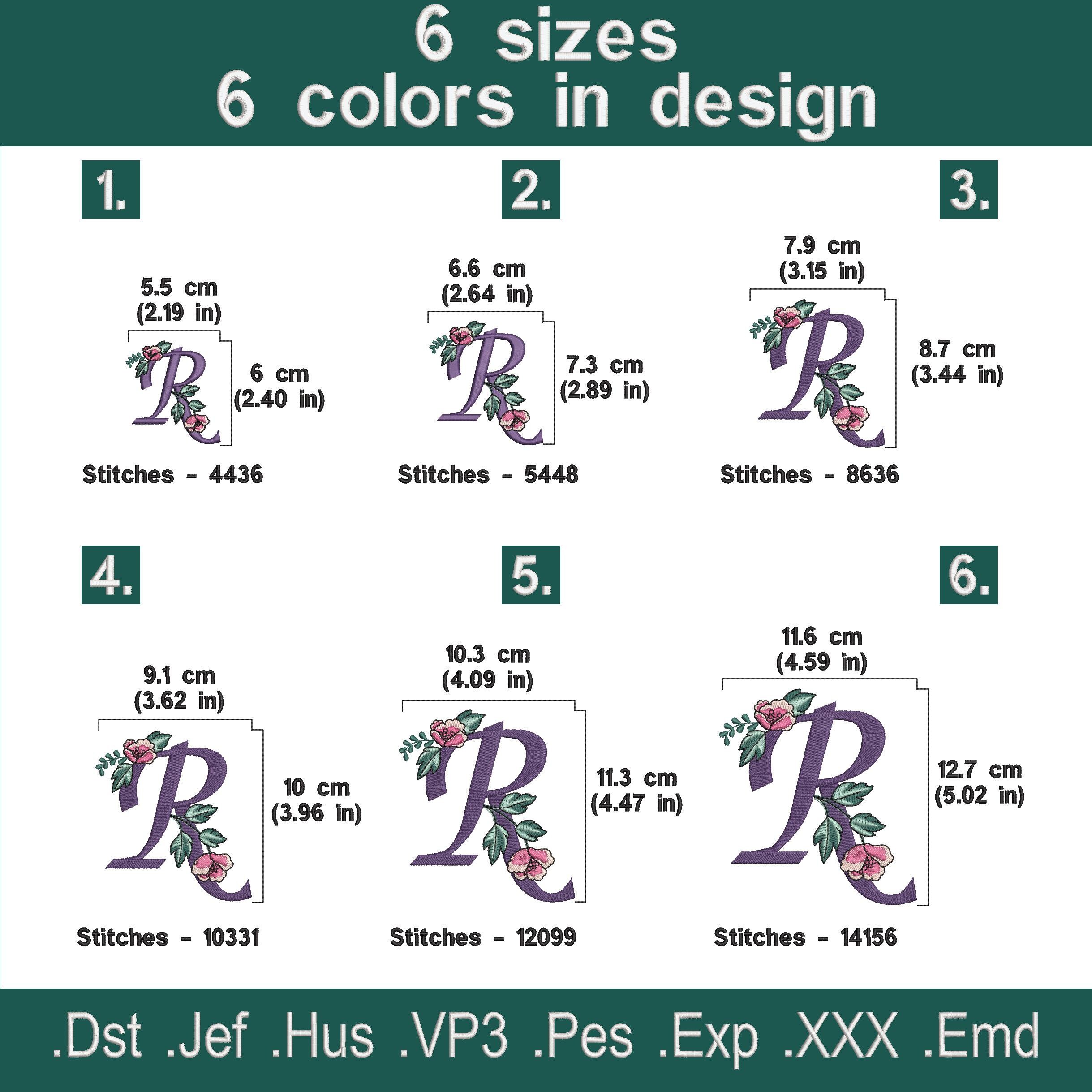 Monogram letter r machine embroidery designs embroidery font  etsy Monogram letter r machine embroidery designs embroidery font  etsy