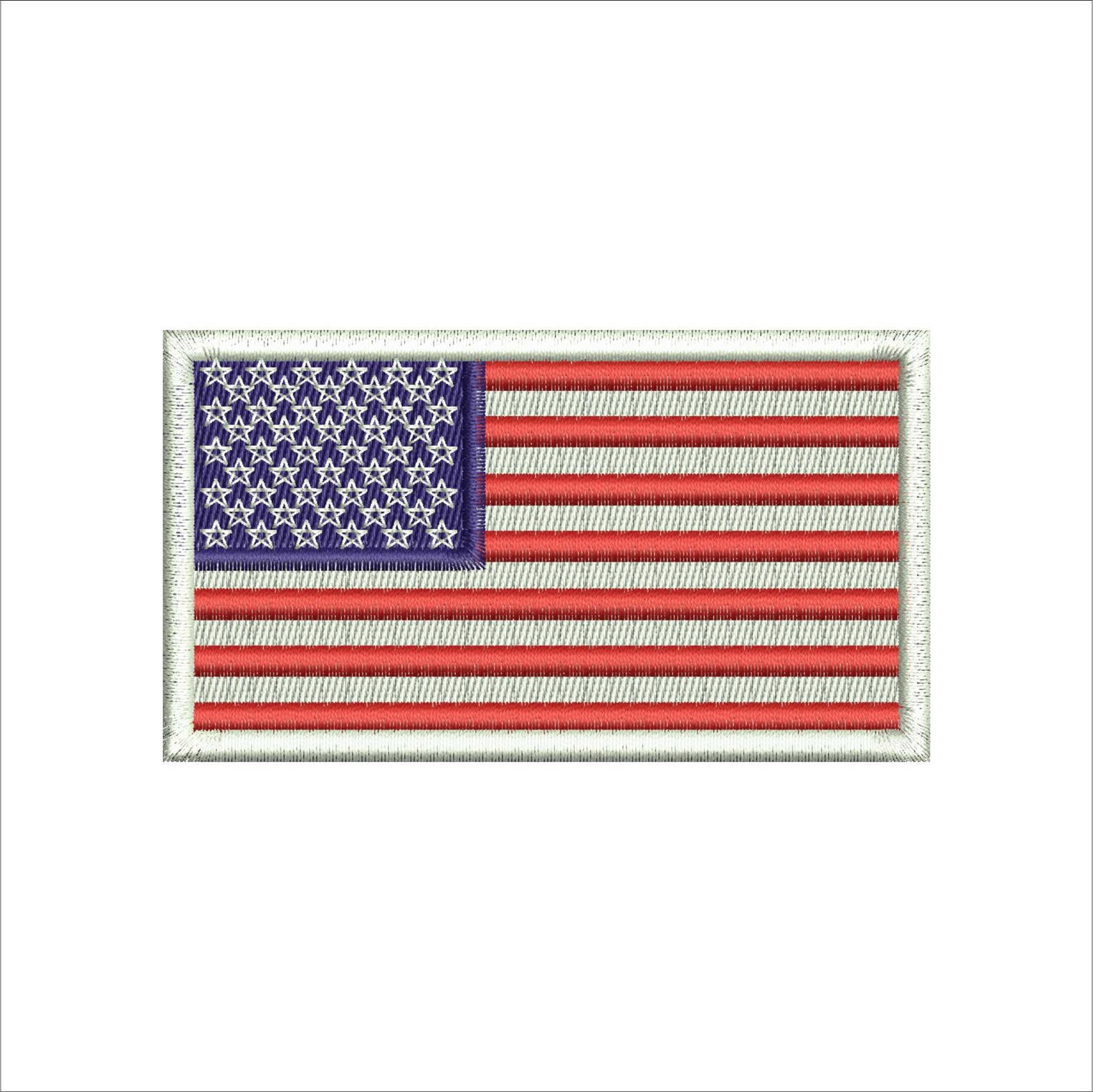 USA Embroidery Design American Flag Machine Embroidery Etsy