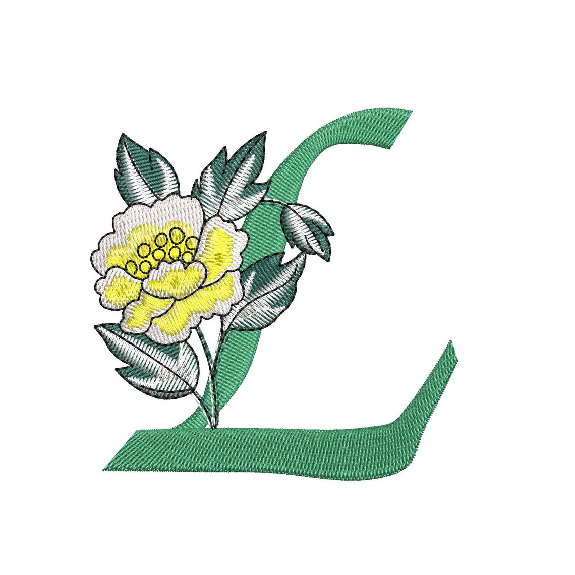 Monogram letter l machine embroidery designs embroidery font  etsy Monogram letter l machine embroidery designs embroidery font  etsy