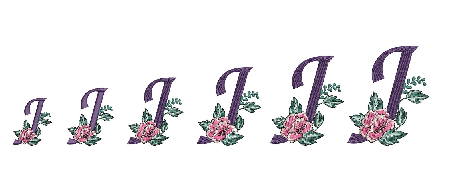 Monogram letter j machine embroidery designs embroidery font  etsy Monogram letter j machine embroidery designs embroidery font  etsy