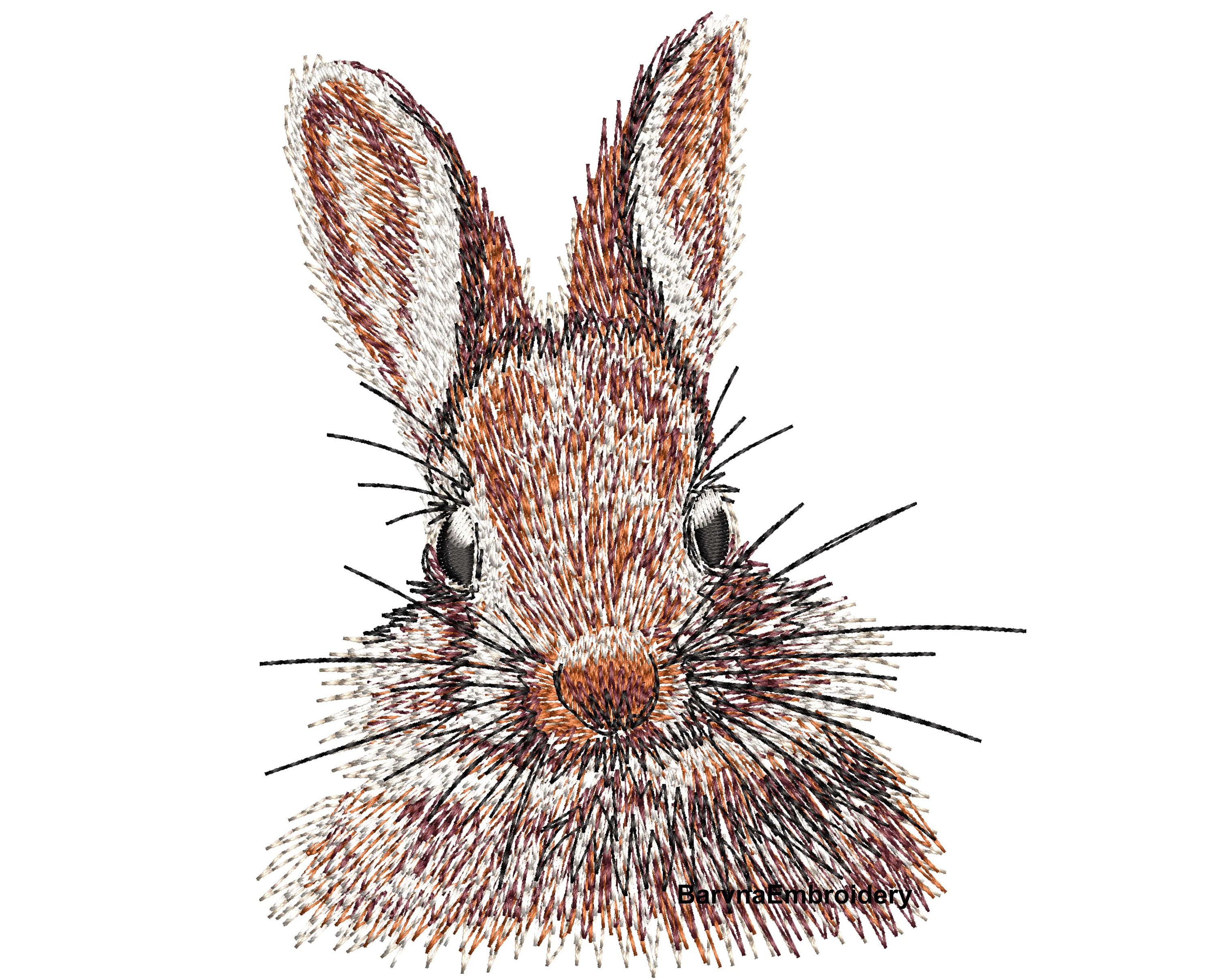 Bunny Machine embroidery designs, Animals embroidery, embroidery design for machine, Instant download
