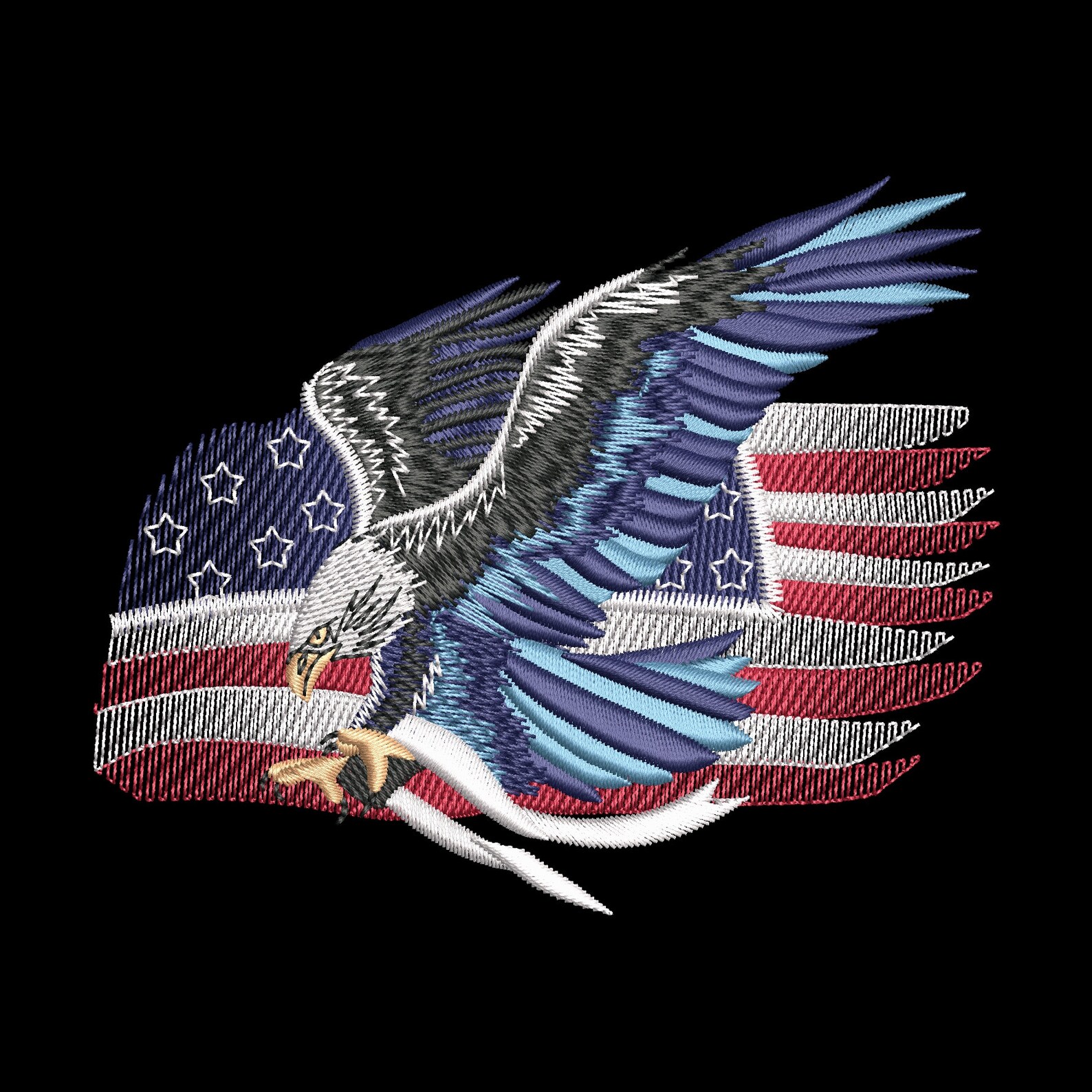 Eagle machine embroidery designs american embroidery  etsy