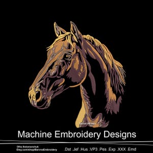 Horse Machine embroidery designs, Animals embroidery files, Instant download