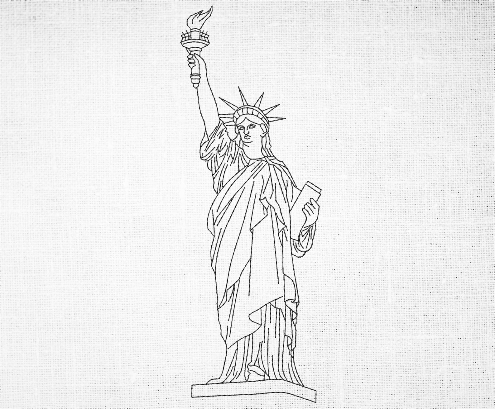 Statue of liberty machine embroidery designs usa embroidery  etsy Statue of liberty machine embroidery designs usa embroidery  etsy