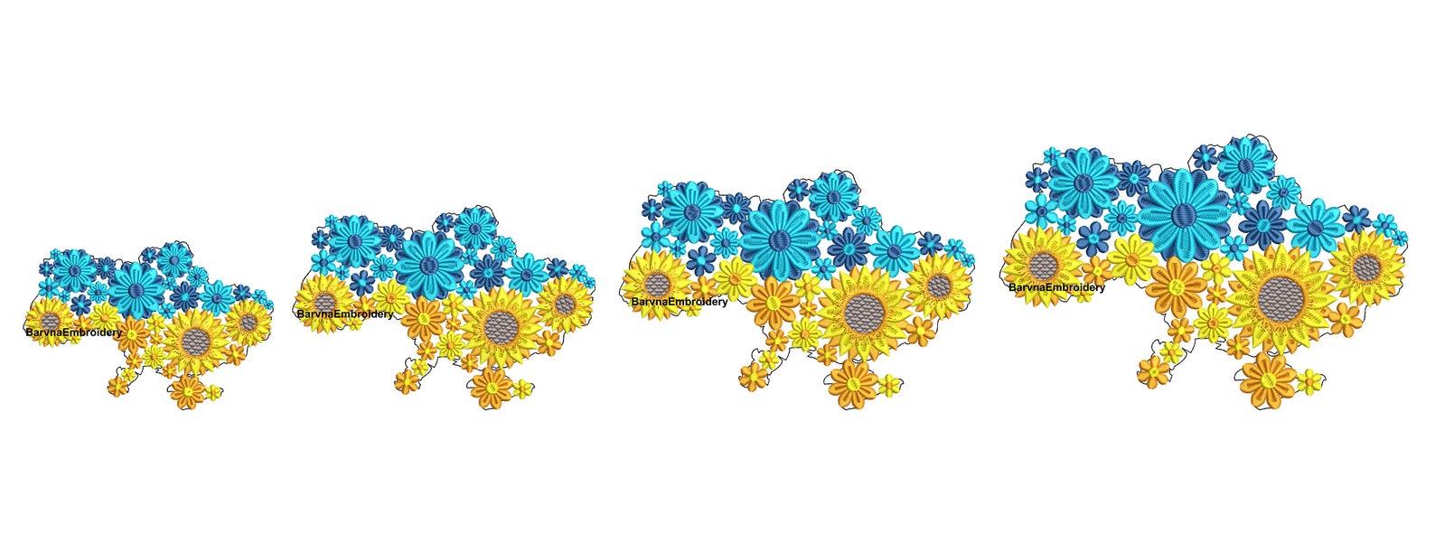 Ukraine Machine Embroidery Designs Ukrainian Flag Embroidery Etsy