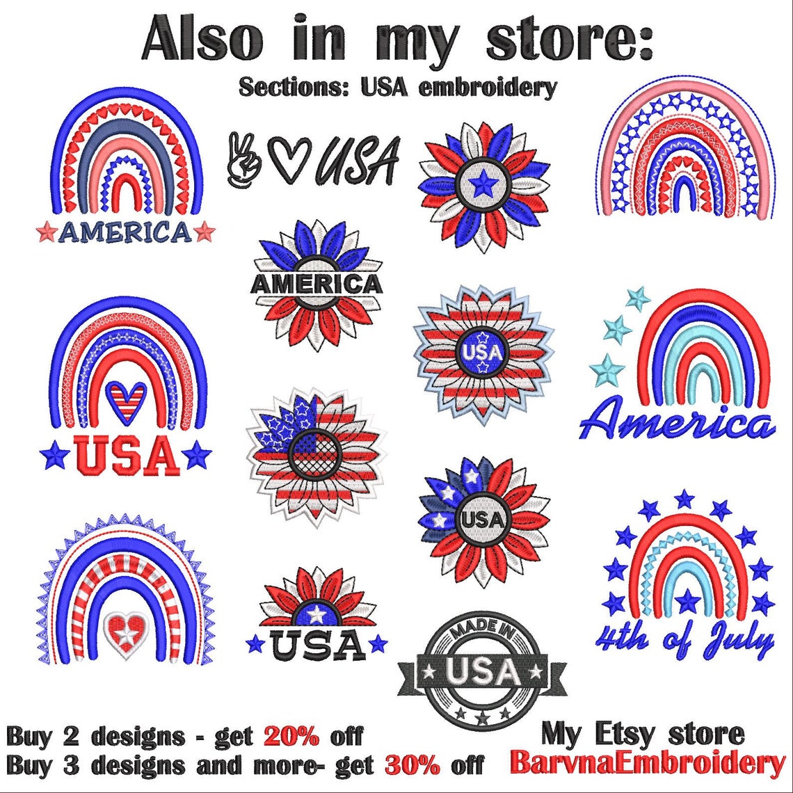 Machine Embroidery Designs. USA American Embroidery Design. Etsy