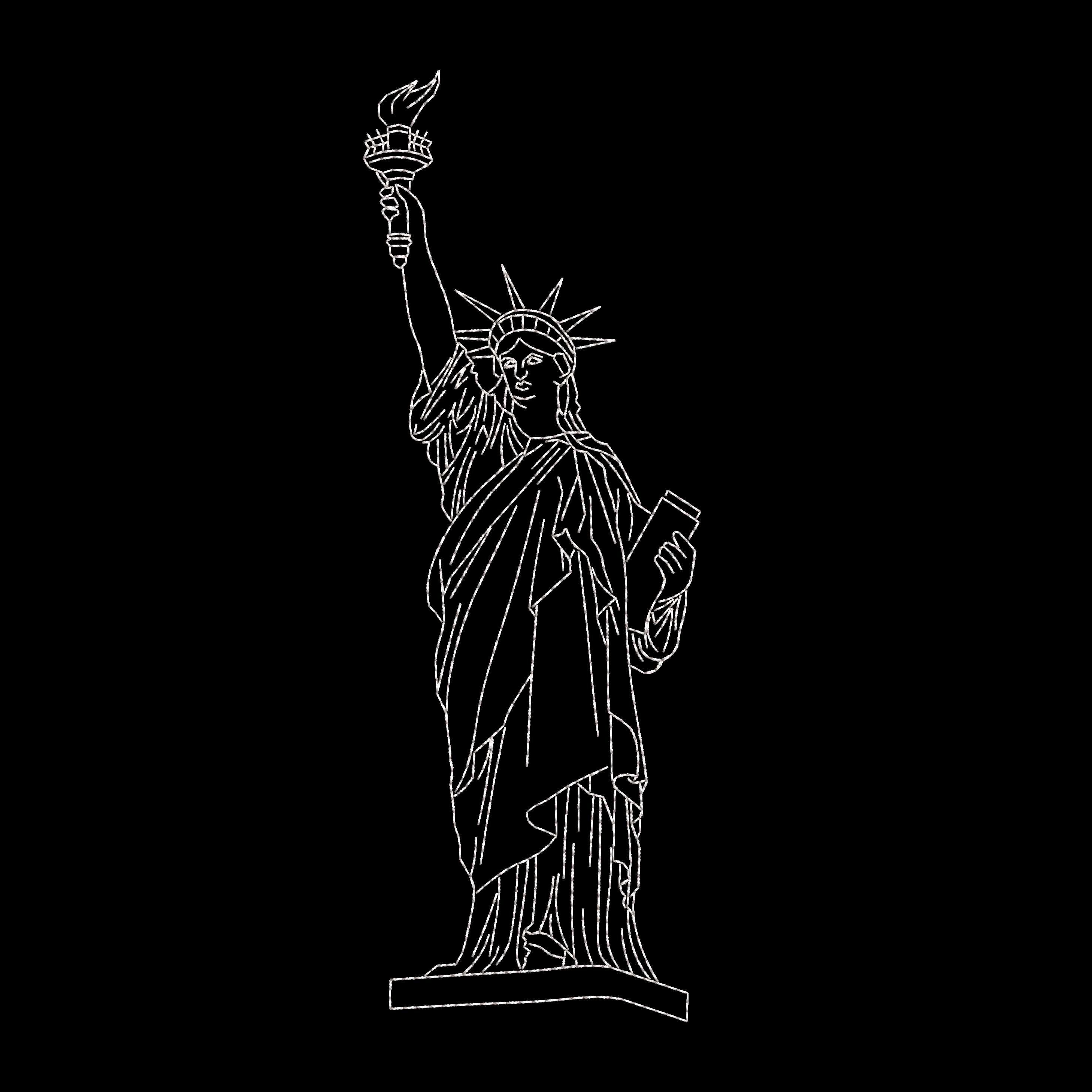 Statue of liberty machine embroidery designs usa embroidery  etsy Statue of liberty machine embroidery designs usa embroidery  etsy