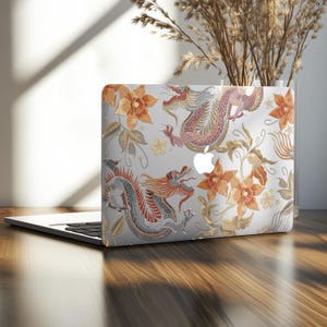 Chinese Dragons Retina 13 Cover Asian Ornament print 15 Mac Book 2022 MacBook Air M2 inch Pro 2024 14 M1 clear case 16 M3 M4 A2289 A3113 art