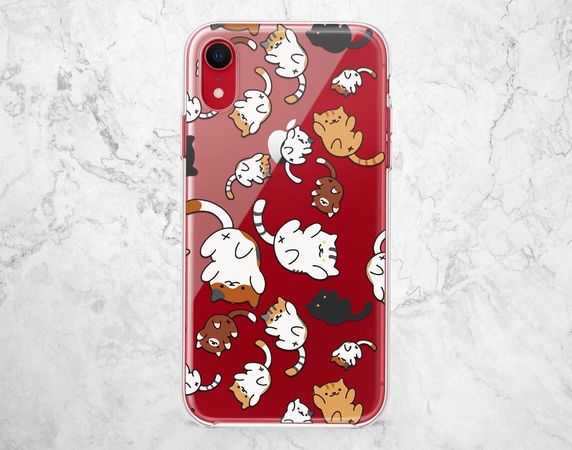 Cute Cats Phone Case iPhone 11 Pro Kittens Cover Xs Max 7 Plus Etsy