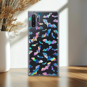 Bats Case for Samsung Note 9 8 s21 lite Rainbow Animals Galaxy S10 s8 s20 ultra 5G TPU A20s Cover S22 20 A71 A91 S9 Plus Silicone bat print