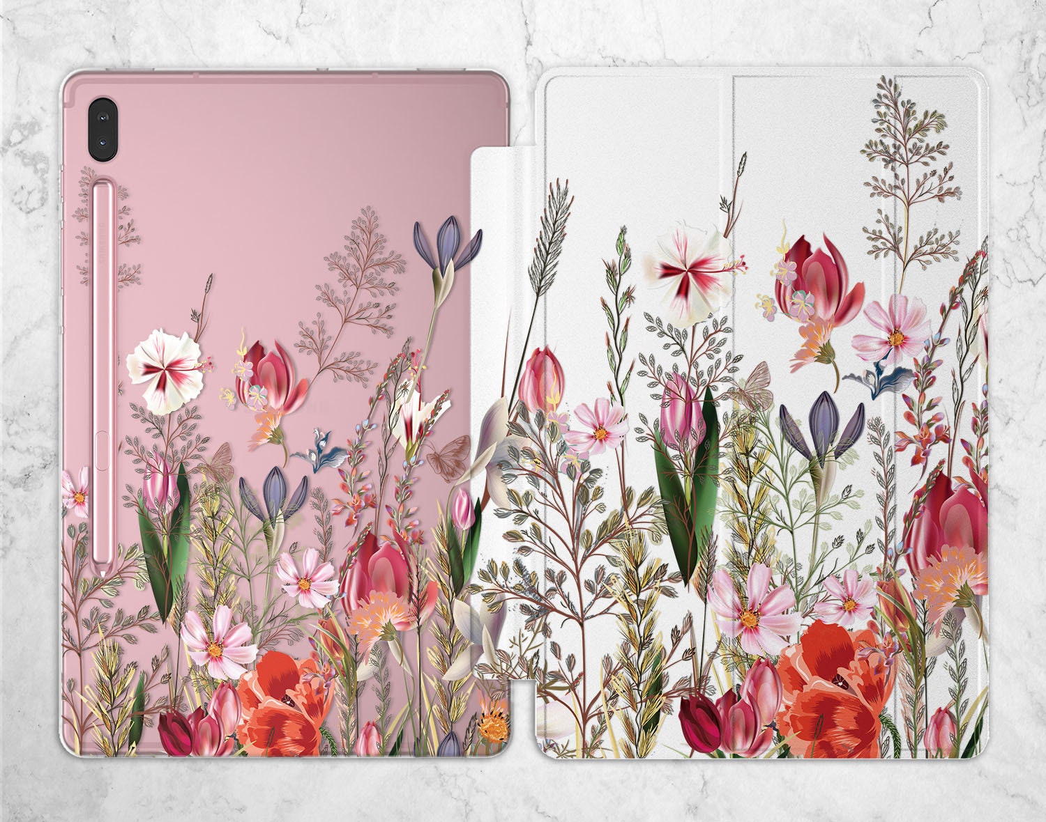 Wildflowers Case for Tablet 10.1 Plants Samsung S8 Ultra Cover Etsy