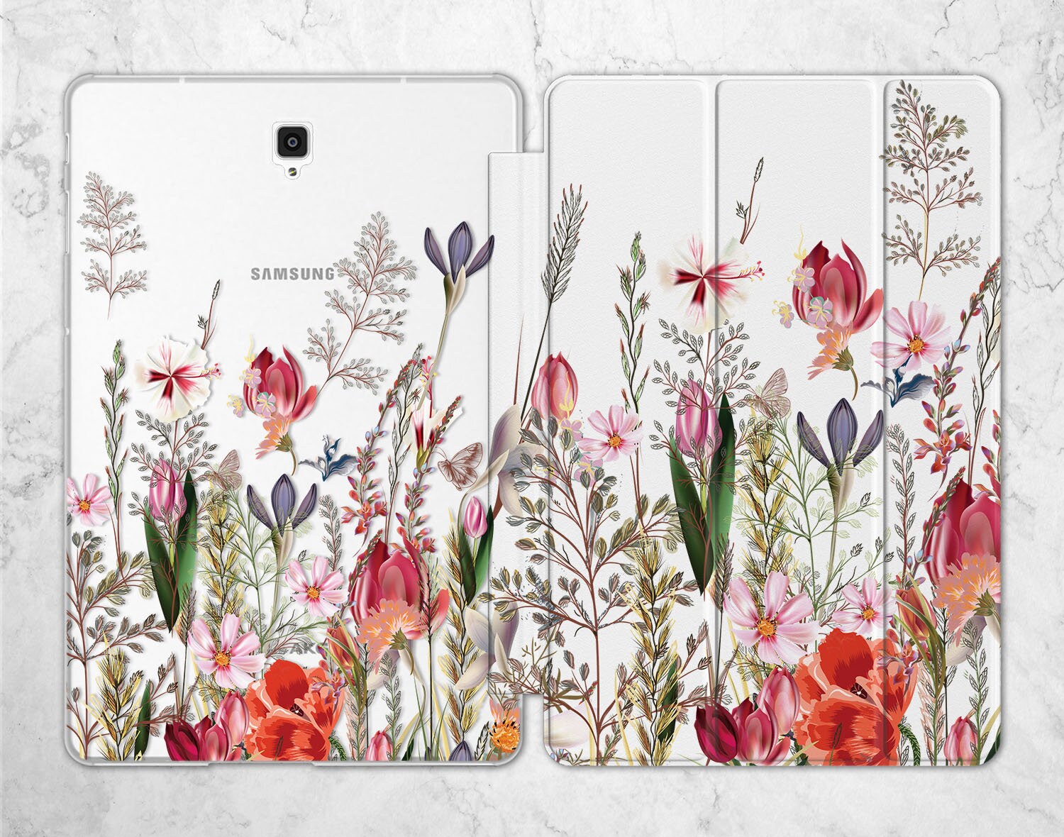 Wildflowers Case for Tablet 10.1 Plants Samsung S8 Ultra Cover Etsy