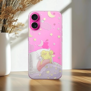 Anime iPhone 6 case Xr phone cases 11 max pro 12 13 mini 10 kawaii 8 7 plus tpu cover girl Xs clear X SE night stars 6s moon nursery lovely