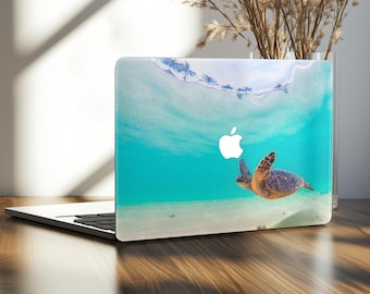 MacBook Pro Hülle 13 14 16 Zoll Blue Tropical Ocean Mac Book Air 15 Zoll M5 M4 M3 Apple Hardcover M2 M1 2025 2023 A2992 Aquatic