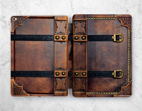 Ancient Book Ipad Cover 9.7 Inch Leather Pattern Ipad 12.9 - Etsy