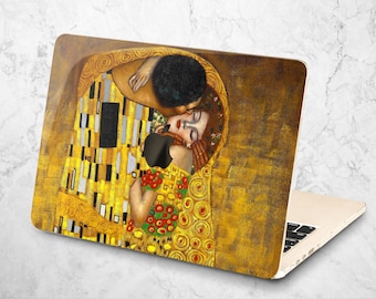 Kiss Art MacBook Air M1 A2337 Gustav Klimt Mac 2019 Mac Pro 15 Hard Case MacBook 12 inch Case Retina 13 A2251 2022 16 14 M2 Max Laptop Case