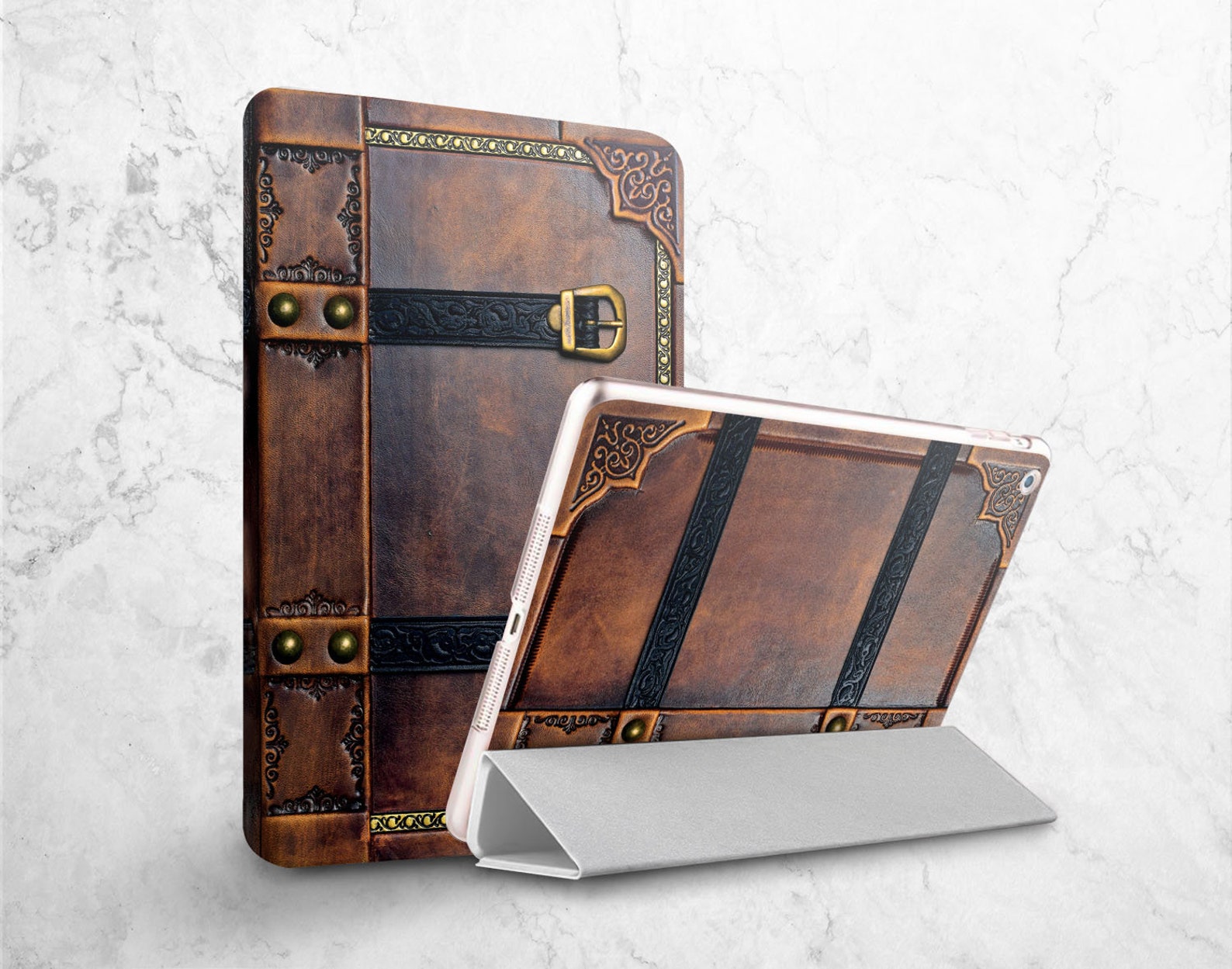 Ancient Book Ipad Cover 9.7 Inch Leather Pattern Ipad 12.9 - Etsy
