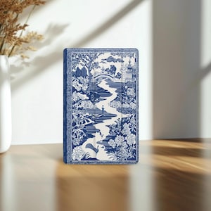 Funda Chinoiserie para Samsung Galaxy Tab S10 Ultra A9 A8 S9 S7 FE S8 plus Funda para tableta azul y blanca A 10.1 10.5 S4 S3 S6 lite A7 Patrón Pagoda