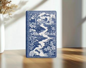 Chinoiserie case for Samsung Galaxy Tab S10 Ultra A9 A8 S9 S7 FE S8 plus Blue White Tablet cover A 10.1 10.5 S4 S3 S6 lite A7 Pagoda Pattern