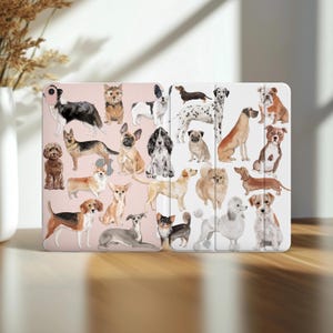 Cute Dogs iPad 4 Mini Case Animal Pattern Cases 10.5 Pro Apple iPad 9.7 2022 Air 10.9 2019 11 inch 10.2 12.9 Clear 3 2020 8 Gen 6th 5th Dog
