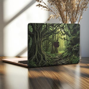 Enchanted Forest MacBook Air 13 15 Neo A18 Pro 14 16 inch case M1 M2 M3 M5 Dark Fantasy Woodland Hard Shell cover 2026 2025 2018 A3449 A2941