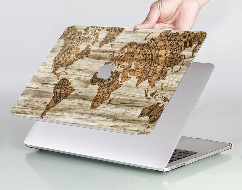 Wood Cover Macbook Air 2018 Mac Book Pro 15 in Laptop 12 Case Etsy