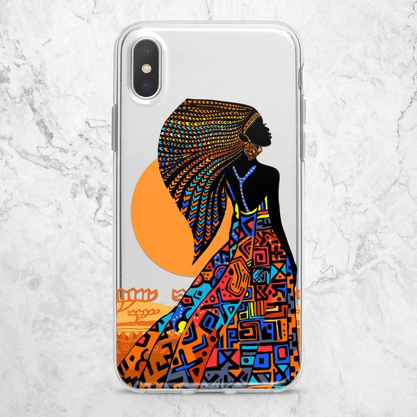 African Girl iPhones 8 plus case iPhone Xs max cover 7 Egyptian gifts 6 clear cases Egypt print 5c tpu phone silicone 6s 11 pro X Xr 12 mini