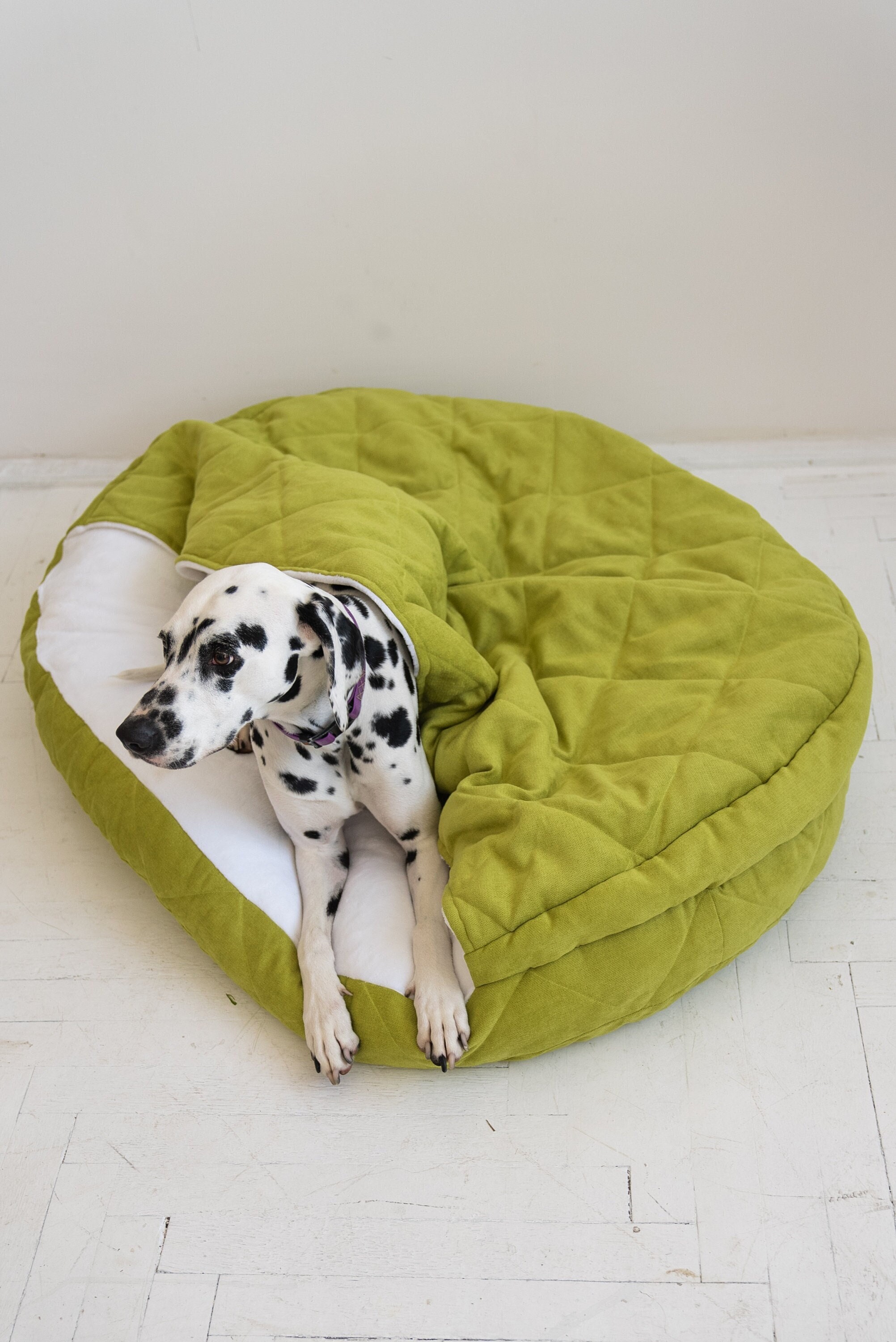 Luxury Dog Cave Bed | Washable Hooded Pet Bed for Large Dogs | Cozy ...