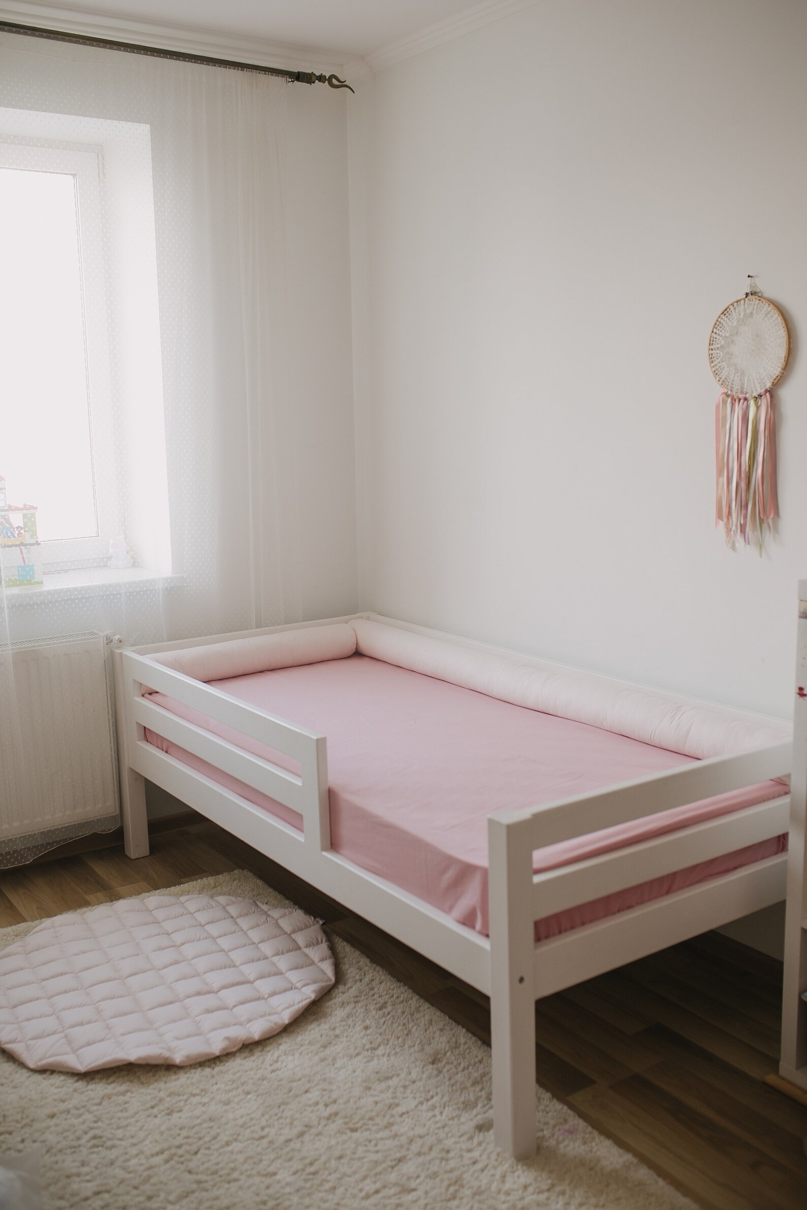 Twin bed bumper full bed bolster pillow Organic cotton Etsy