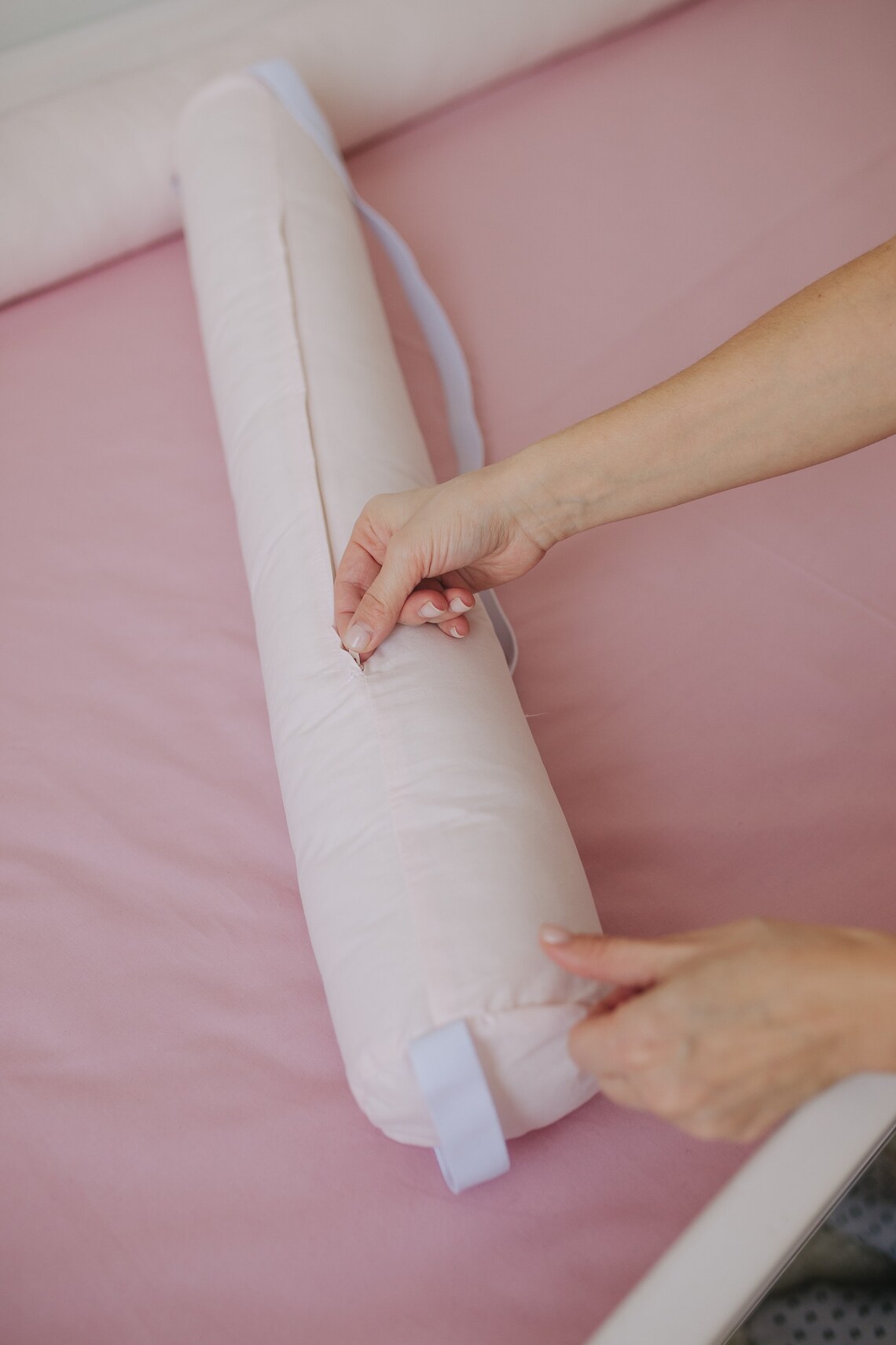 Twin bed bumper full bed bolster pillow Organic cotton Etsy