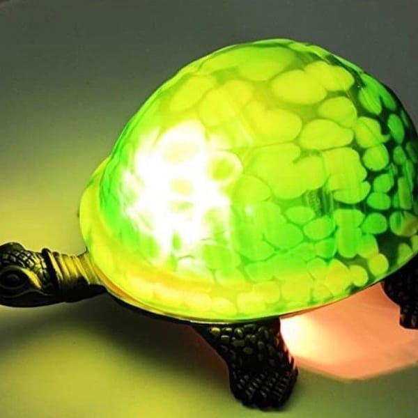 accent lamp which is a turtle.The shell lights up to green. This Would be for the turtle lover lamp or put in child’s room.