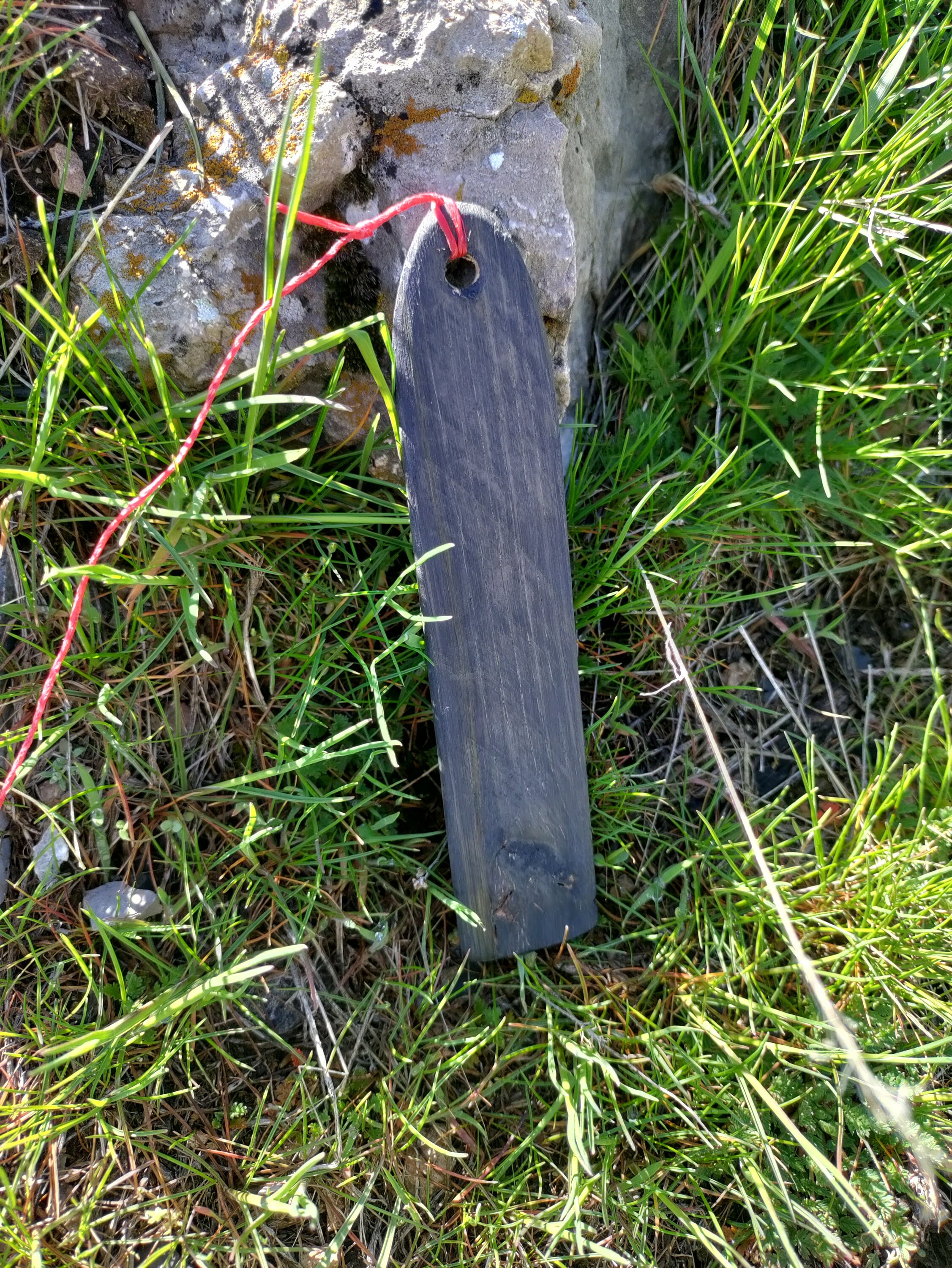 Unique Hardwood Atlatl Custommade and Adorned With Electrifying