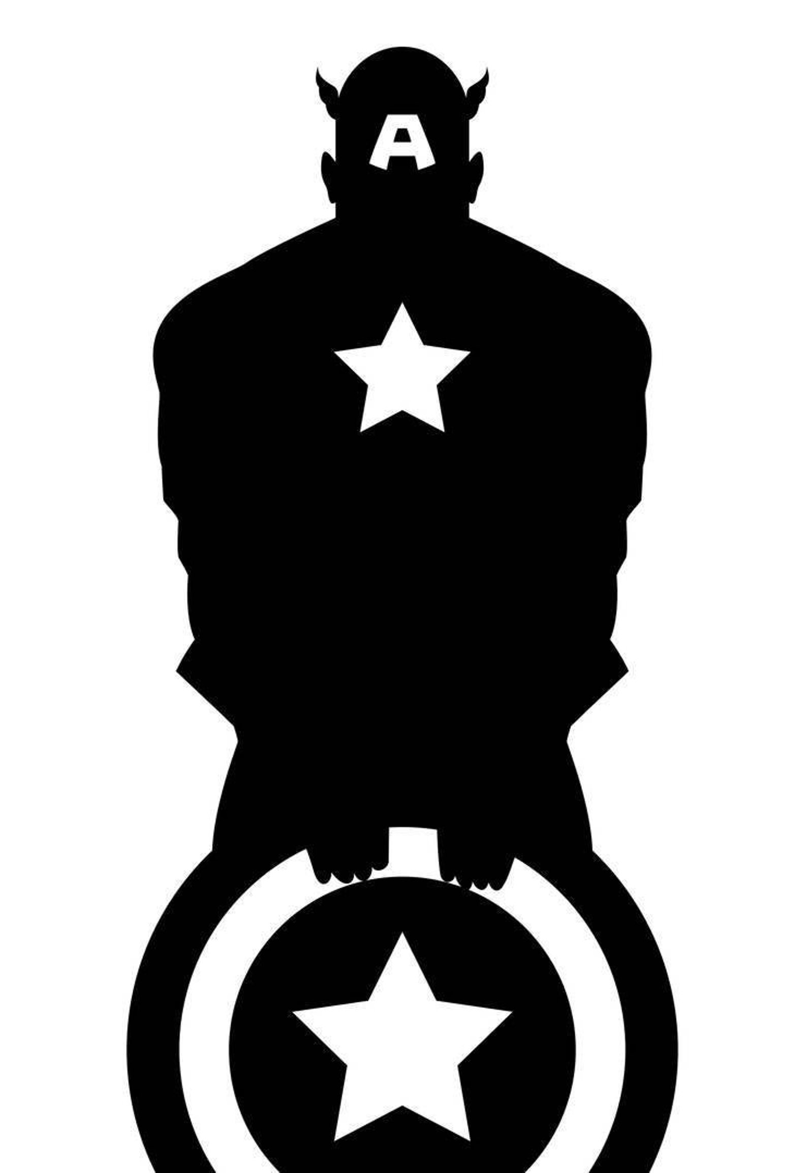 CAPTAIN AMERICA Vinyl Decal Sticker multi Color & Sizes See Etsy UK