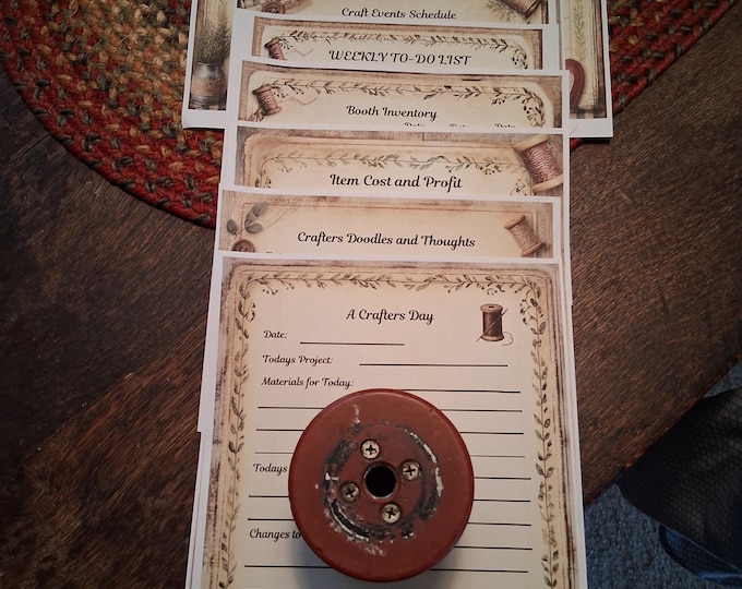 Crafters Planners and Logs