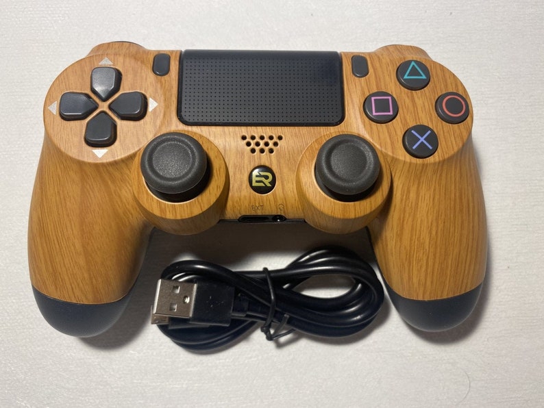 PS4 Controller Wood Grain Etsy