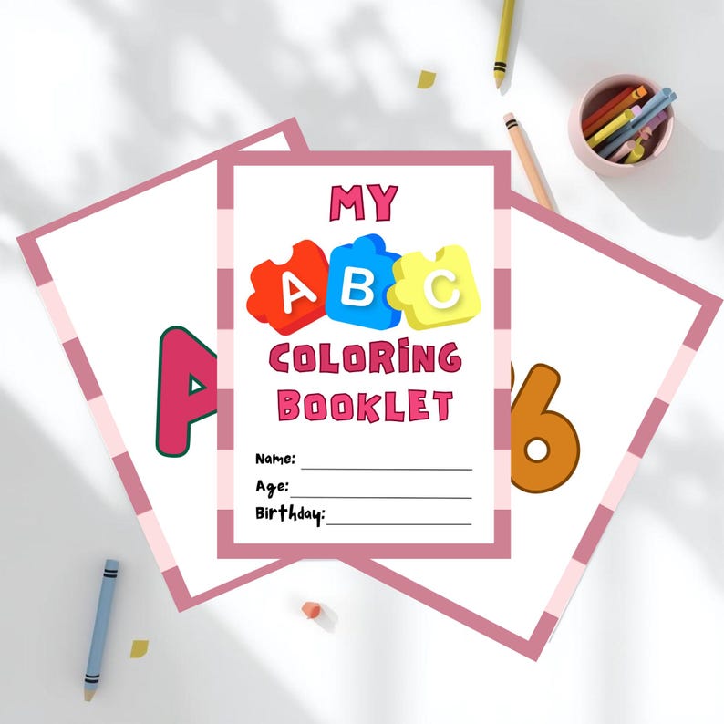 ABC Coloring Book Printable | Alphabet Worksheets for Kids | Letter ...