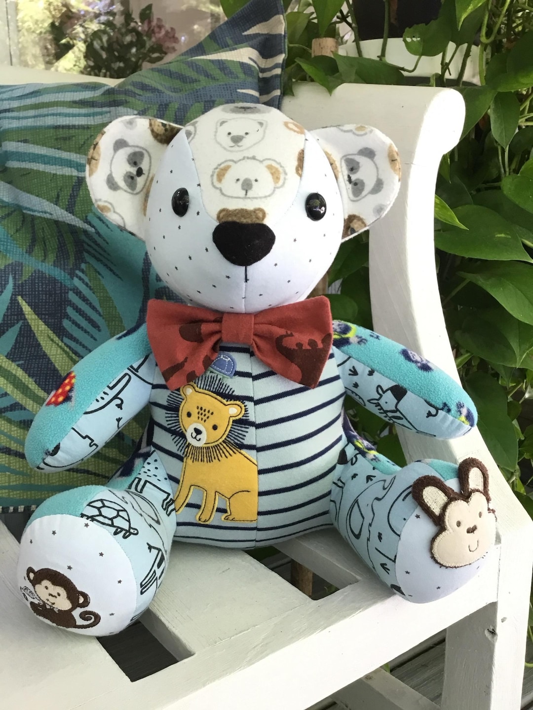 Memory Bear From Baby Clothes- Custom Keepsake Stuffed Animal