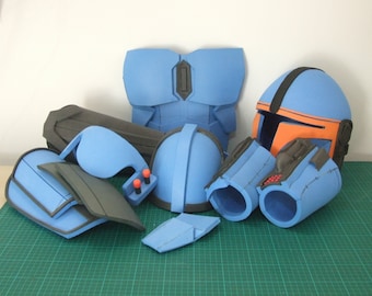 Mandalorian Armour Complete Din Beskar Armor Set Template , EVA Foam Mandalorian Template Patern, DIY Make it yourself