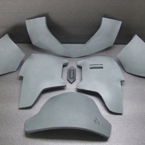 Boba Fett Rüstungsvorlage Mandalorian Brust und Schulter, EVA Foam Mandalorian Template Pattern, DIY zum Selbermachen