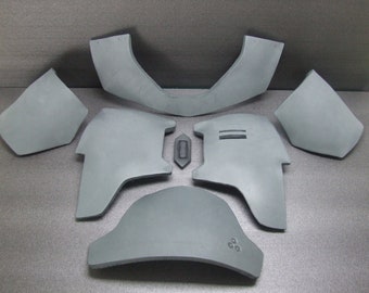 Boba Fett Armor Template Mandalorian Chest and Pauldron, EVA Foam Mandalorian Template Patern, DIY Make it yourself