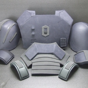 Heavy Infantry Mandalorian Armor Template Chest and Shoulder Pauldron Infantry Armour , EVA Foam Mandalorian Template , DIY Make it yourself