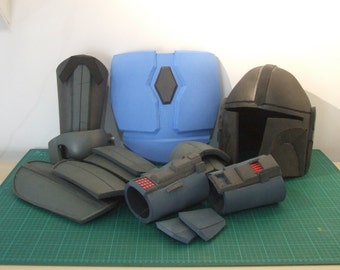 Mandalorian Death Watch Armor Template Set, EVA Foam Pattern (PDF)