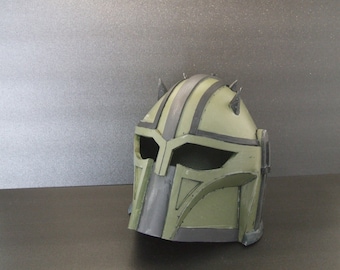 Mandalorian The Armorer Helmet Template Blacksmith Female, EVA Foam Mandalorian Template Pattern, DIY Make it Yourself