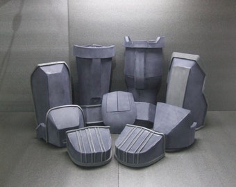 Mandalorian beenpantsersjabloon voor zware infanterie Infanteriepantser, Mandalorian-sjabloon van EVA-schuim, doe-het-zelf