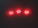 Mandalorian Grav Chargers red LED Lights Electrionic circuit, Mando Magnetic Bombs 
