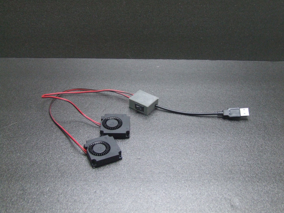 Helmet Cooling Fan Slim Style 40mm Space Saving Fans, Costume Cosplay