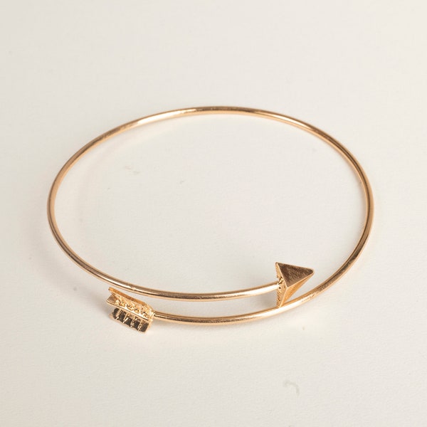 Gold Arrow Bracelet Etsy